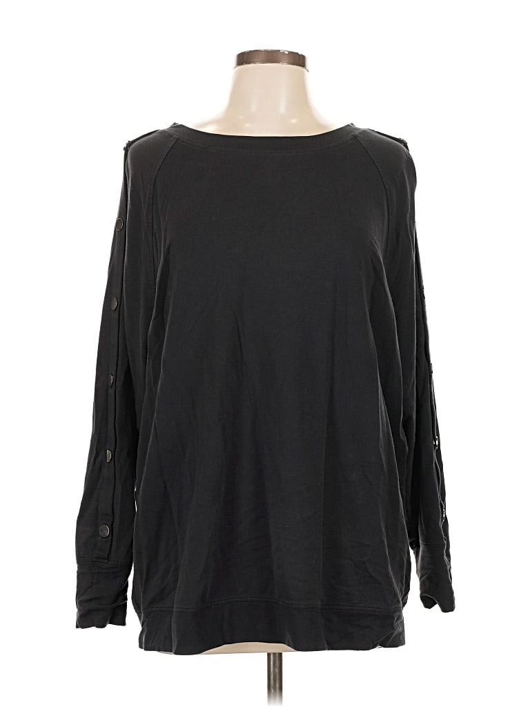 Pre-owned Cabi Pullover Sweater In Black