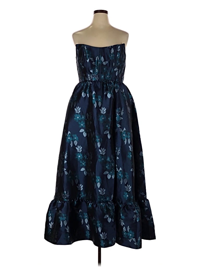 Pre-owned Dessy Collection Cocktail Dress In Blue