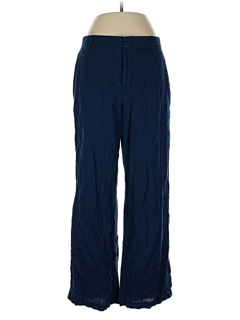 Pre-owned Lc Lauren Conrad Linen Pants In Blue