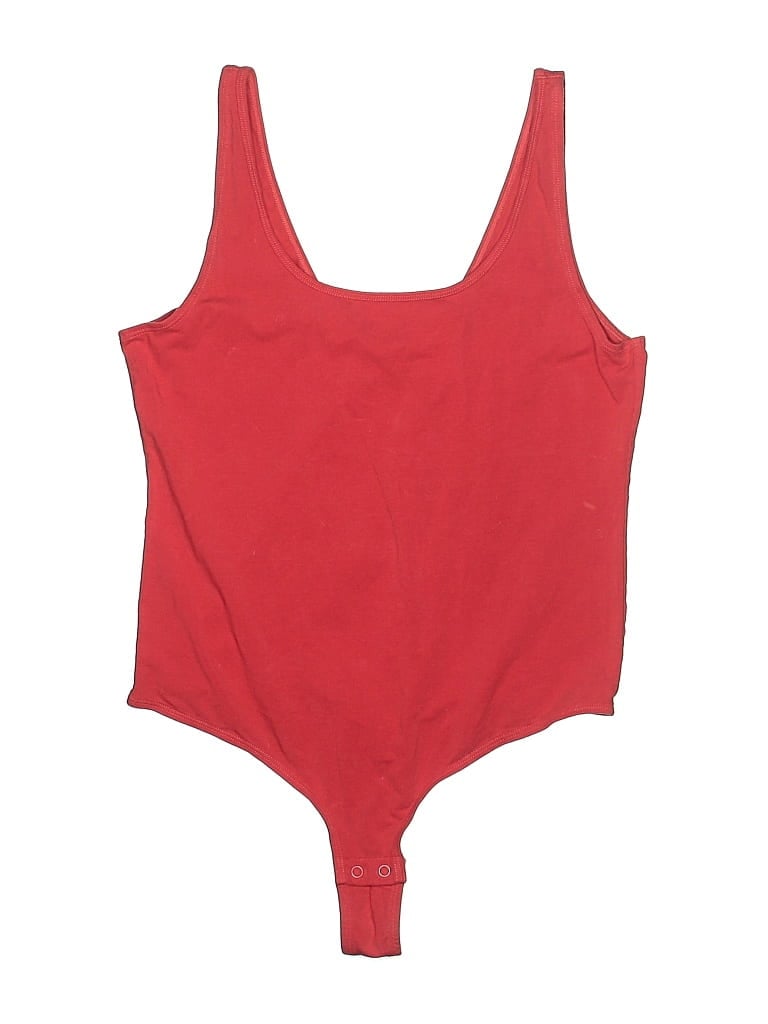 Pre-owned Auden Bodysuit In Red