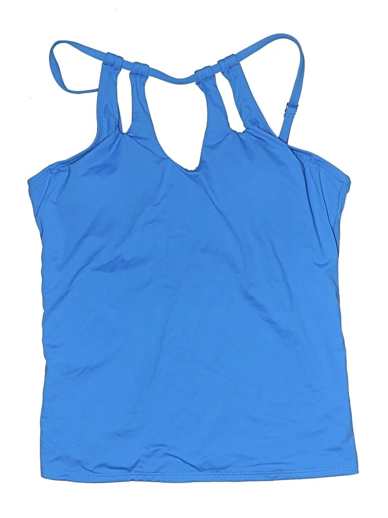 Pre-owned La Blanca Swimsuit Top Blue Swimwear