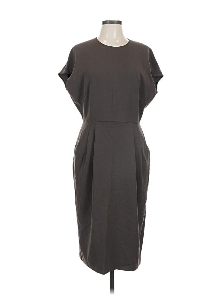 Pre-owned Mm. Lafleur Casual Dress In Gray