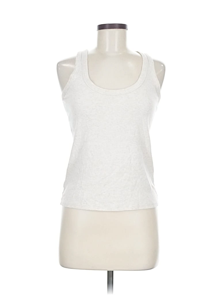 Pre-owned Ann Taylor Loft Tank Top White Halter Neckline Tops