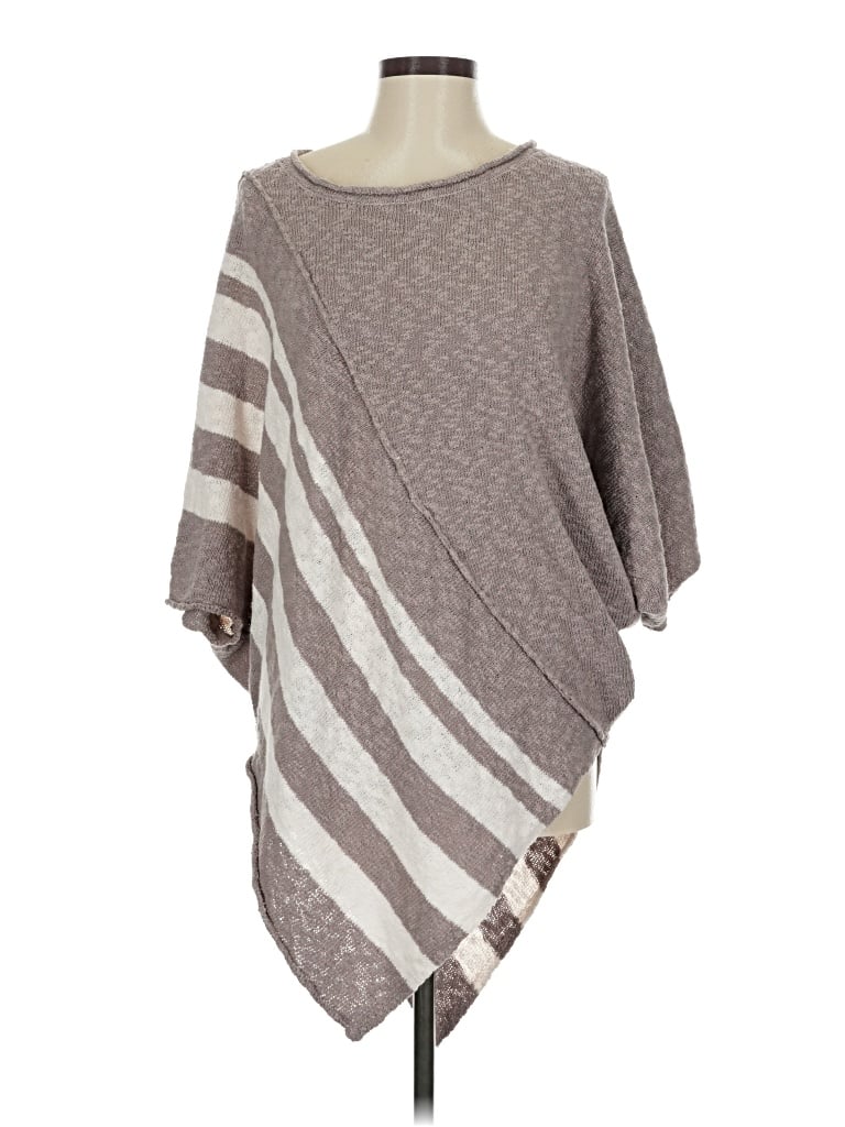 Pre-owned Fp Beach Poncho In Brown