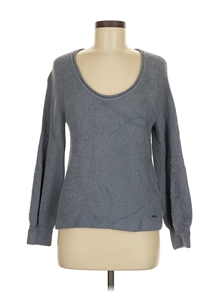 Pre-owned Abercrombie & Fitch Pullover Sweater In Gray