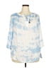 Alyx Blue 3/4 Sleeve Blouse Size 2X - photo 1