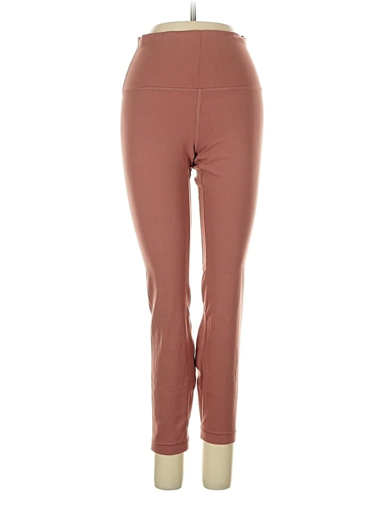 Pre-owned Lululemon Athletica Active Pants In Brown