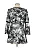Andria Lieu Silver Black 3/4 Sleeve Blouse Size L - photo 2