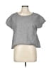 Assorted Brands Gray Short Sleeve Top Size L (estimated) - photo 1