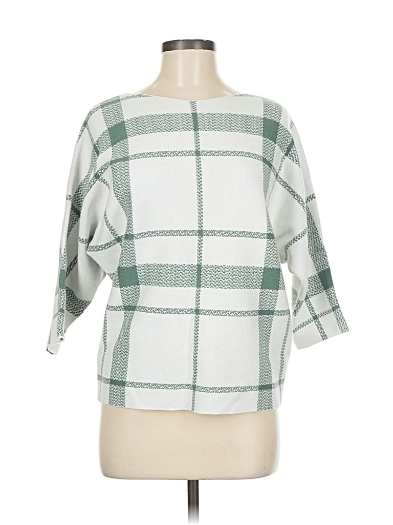 Pre-owned Adrienne Vittadini Poncho In Green