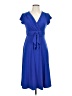 Evan Picone Blue Casual Dress Size 10 - photo 1