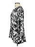 Andria Lieu Silver Black 3/4 Sleeve Blouse Size L - photo 5