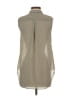 H&M Polka Dots Gray Sleeveless Button-Down Shirt Size 4 - photo 2