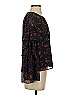 Madewell 100% Polyester Black 3/4 Sleeve Blouse Size S - photo 4