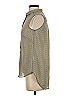 H&M Polka Dots Gray Sleeveless Button-Down Shirt Size 4 - photo 5