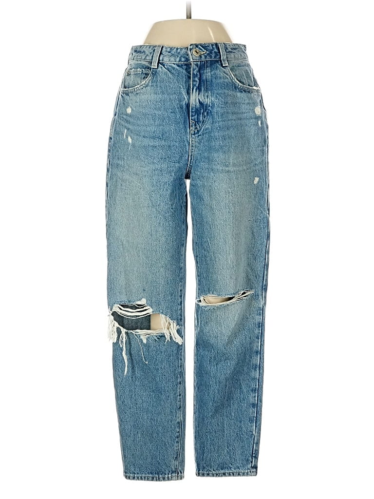 Pre-owned Zara Jeans In Blue