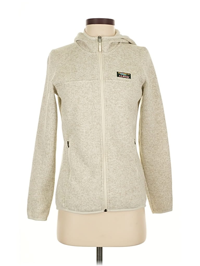 Pre-owned L.l.bean Zip Up Hoodie In Gray