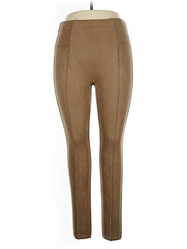 Pre-owned Spanx Casual Pants In Brown