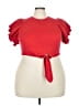 Left Coast by Dolan Red Short Sleeve Top Size XL - photo 1
