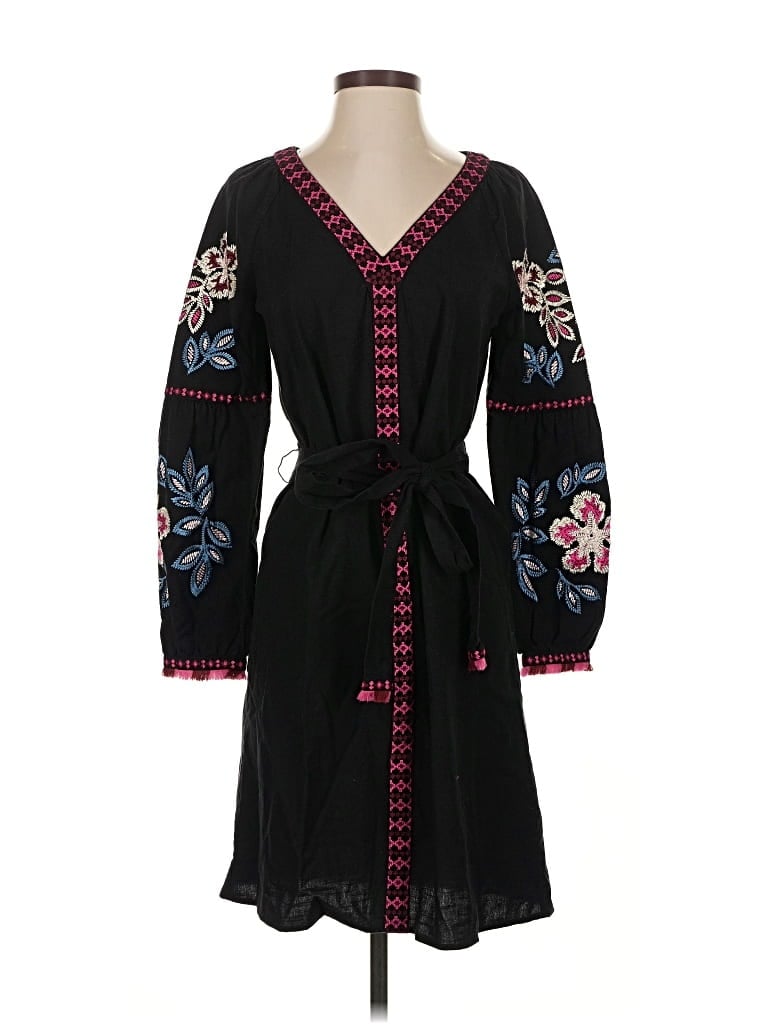 Pre-owned Tory Burch Casual Dress In Black