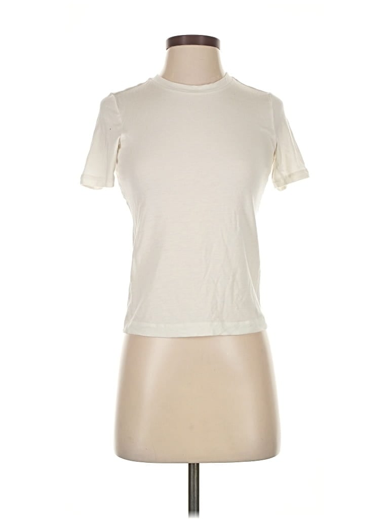 Pre-owned Nobull Short Sleeve T-shirt In White