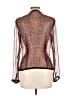 Worth 100% Silk Red Long Sleeve Silk Top Size 10 - photo 2