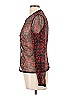Worth 100% Silk Red Long Sleeve Silk Top Size 10 - photo 5