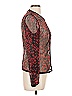 Worth 100% Silk Red Long Sleeve Silk Top Size 10 - photo 4