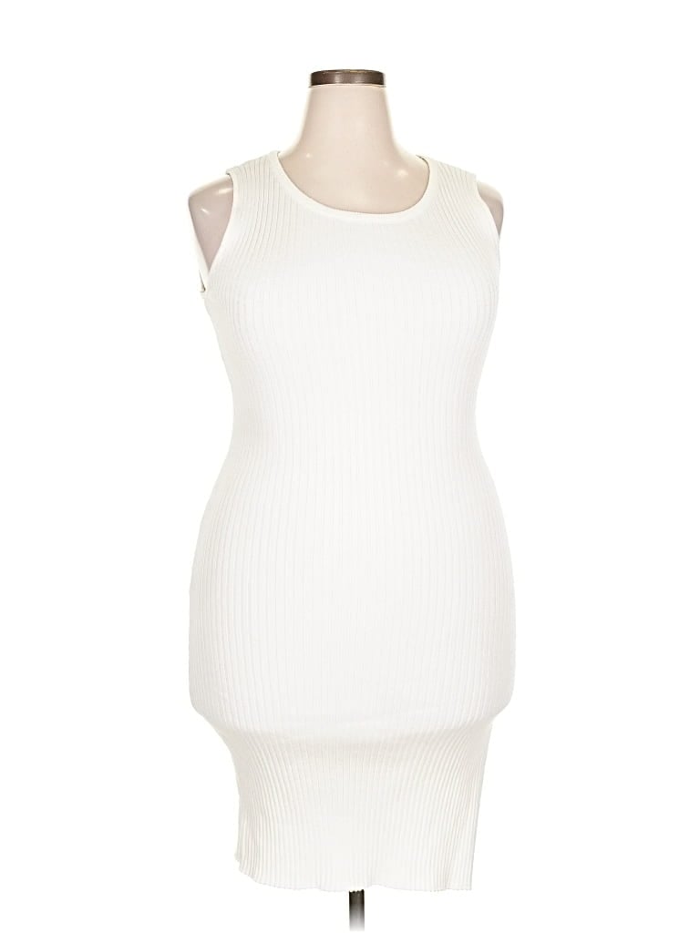 Pre-owned Pink Lily Cocktail Dress In White