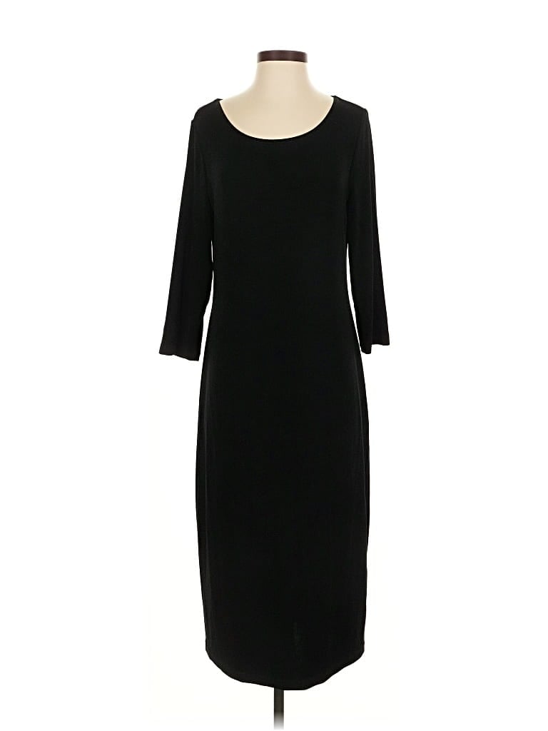 Pre-owned Travelers By Chico's Casual Dress In Black