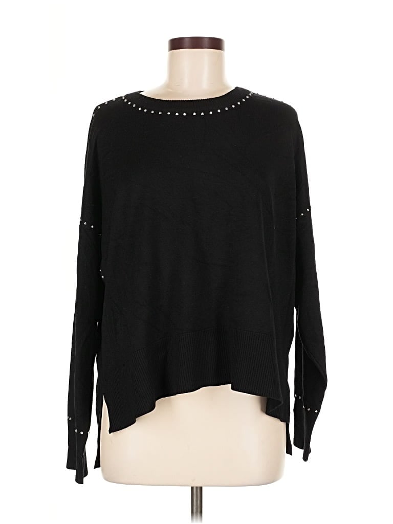 Pre-owned Dkny Pullover Sweater In Black