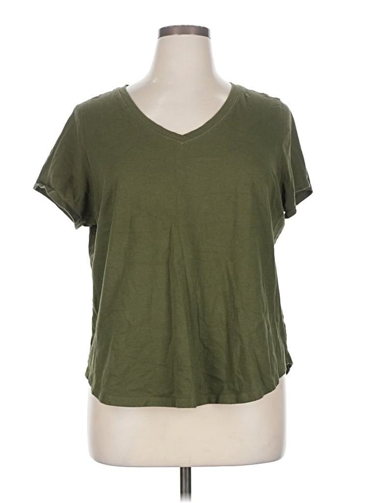 Pre-owned Old Navy Short Sleeve T-shirt In Green