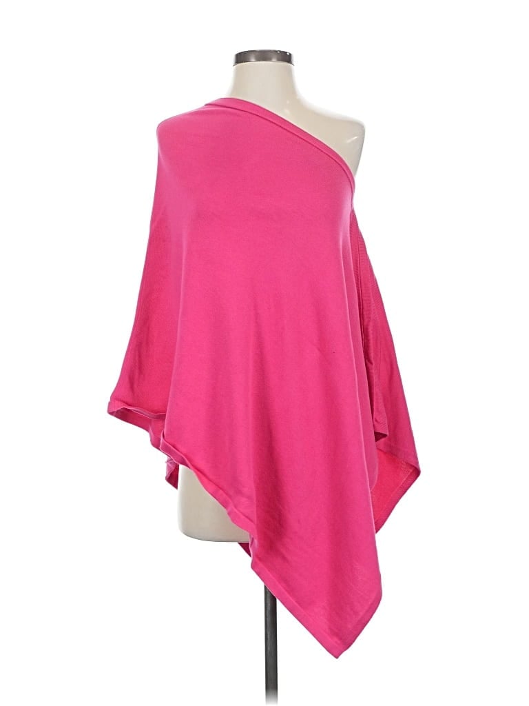 Pre-owned Talbots Outlet Poncho In Pink