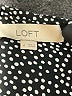 Ann Taylor LOFT 100% Polyester Black Long Sleeve Blouse Size M - photo 6