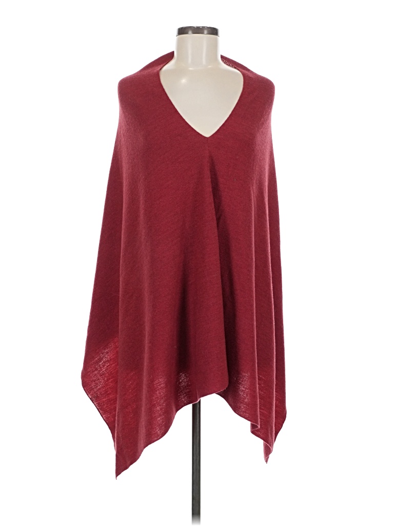 Pre-owned Eileen Fisher Kimono In Burgundy