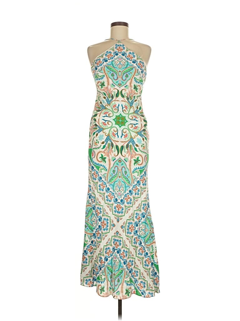 Pre-owned Mng Cocktail Dress In Green