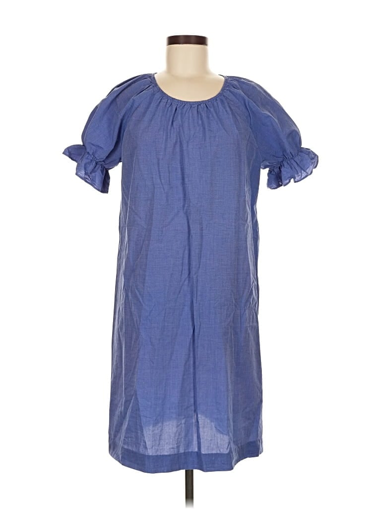 Pre-owned Ann Taylor Casual Dress In Blue