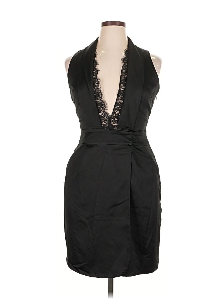 Pre-owned Aijek Cocktail Dress In Black
