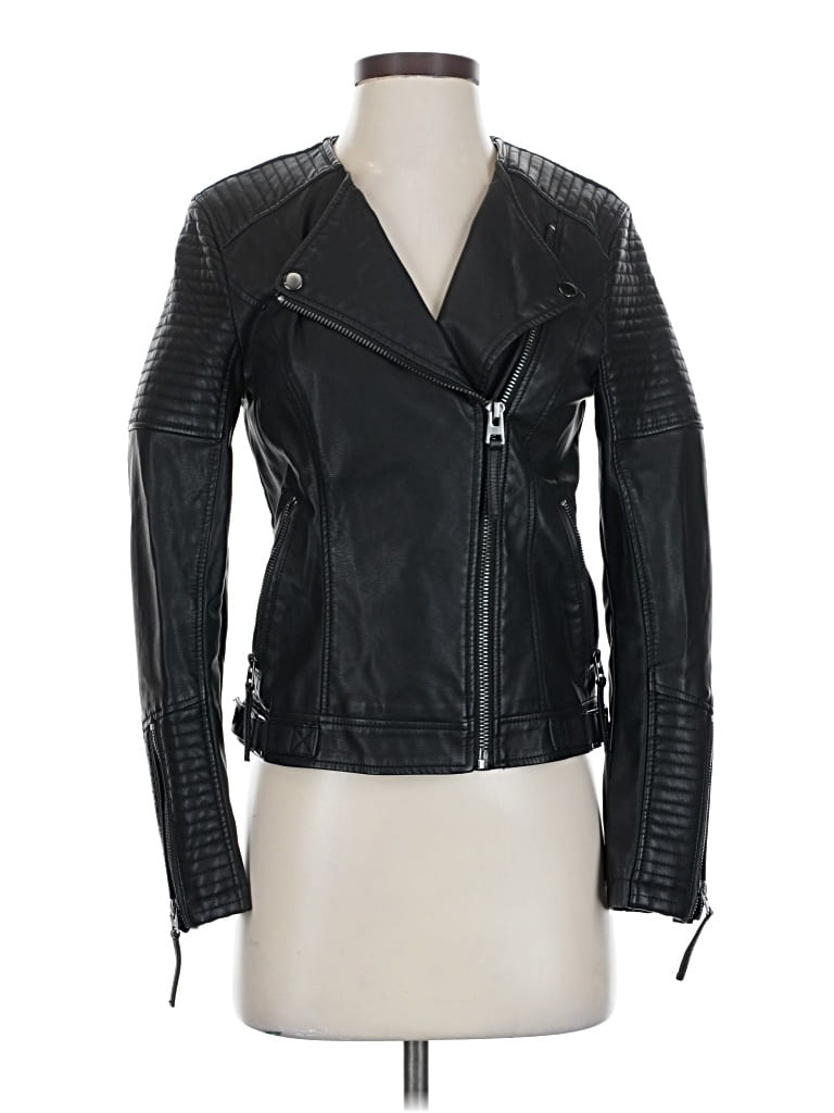Pre-owned Topshop Jacket In Black