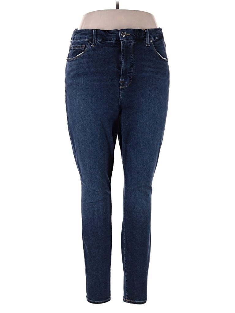 Pre-owned Good American Jeans In Blue