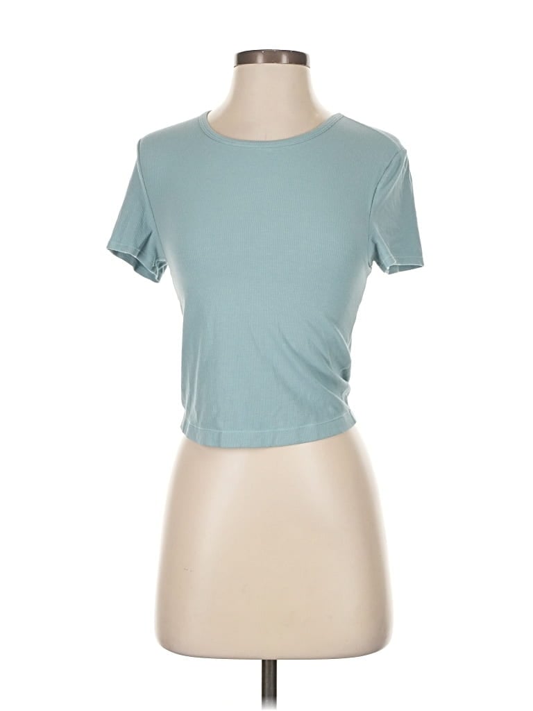 Pre-owned Yogalicious Short Sleeve T-shirt In Blue