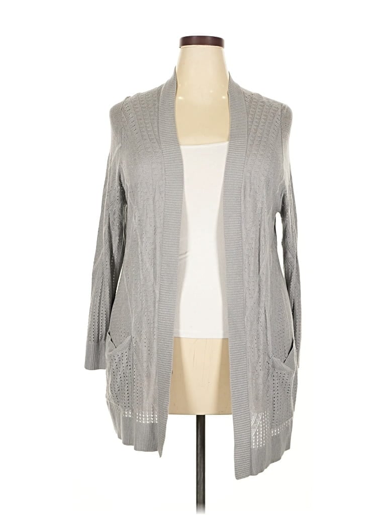 Pre-owned Torrid Cardigan Sweater In Gray