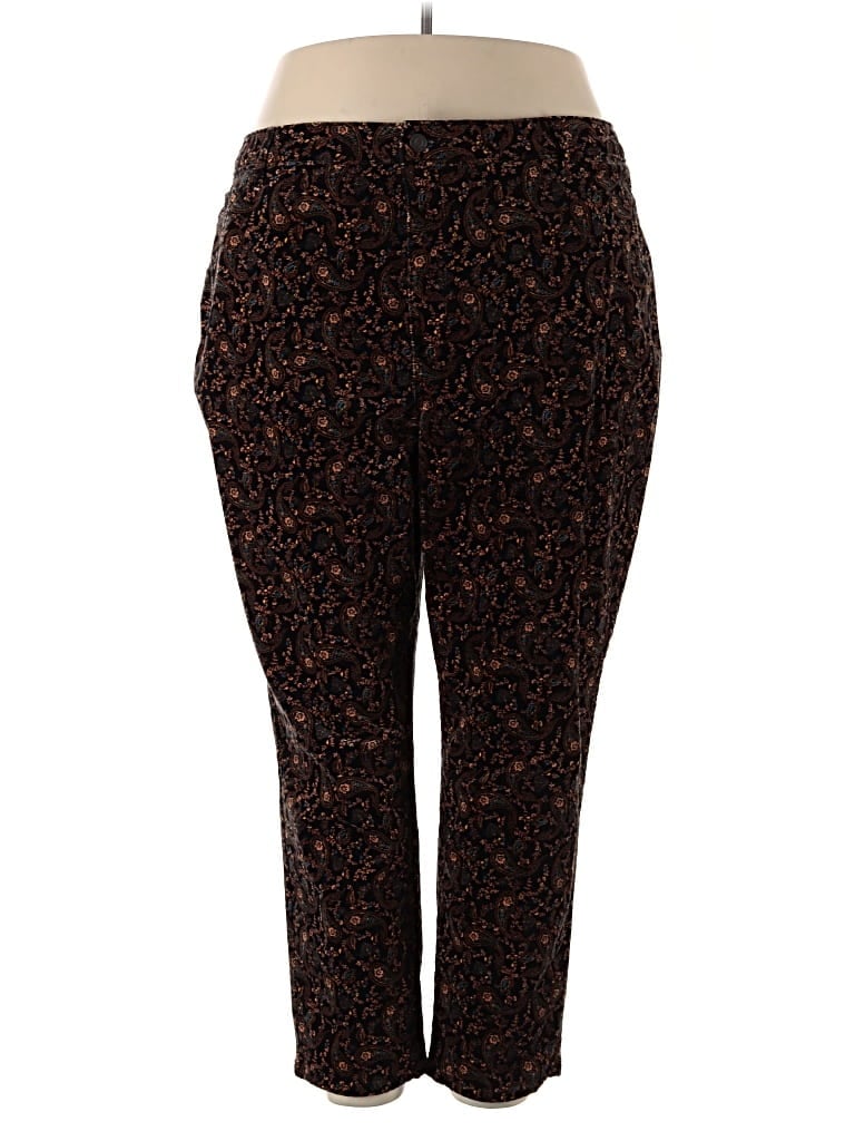 Pre-owned Croft & Barrow Jeggings In Brown