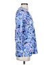Lilly Pulitzer 100% Cotton Tropical Floral Blue Kimono Size XXS - photo 4