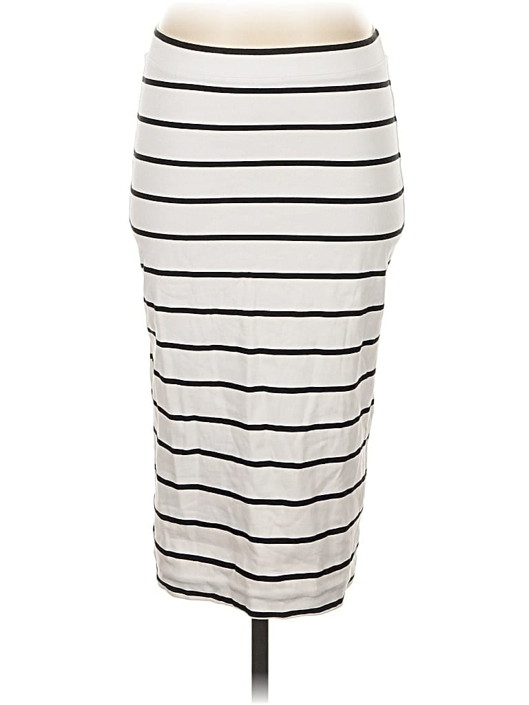 Pre-owned Legoe. Heritage Casual Skirt In White