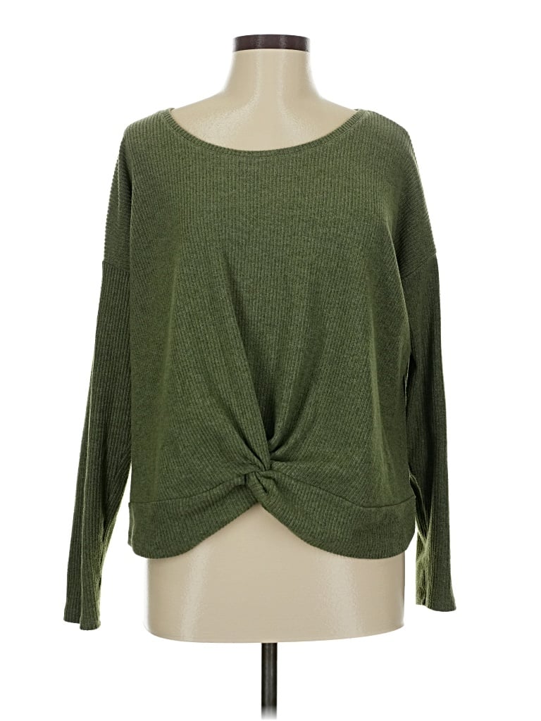 Pre-owned Old Navy Pullover Sweater In Green