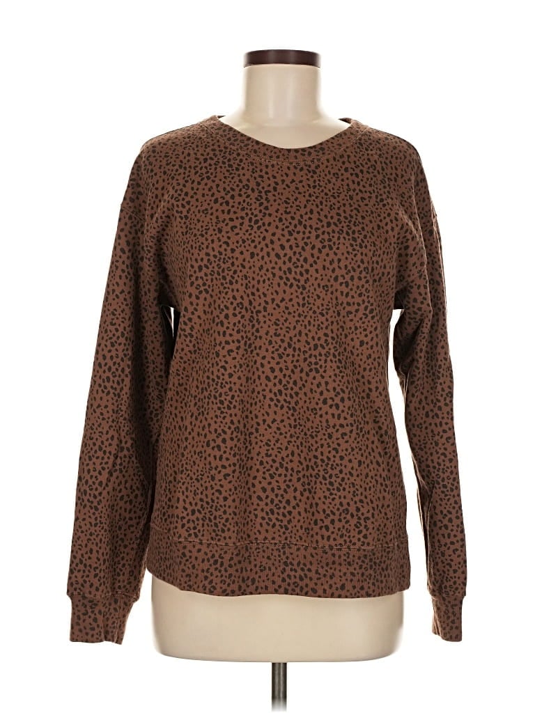 Pre-owned Abercrombie & Fitch Pullover Sweater In Brown