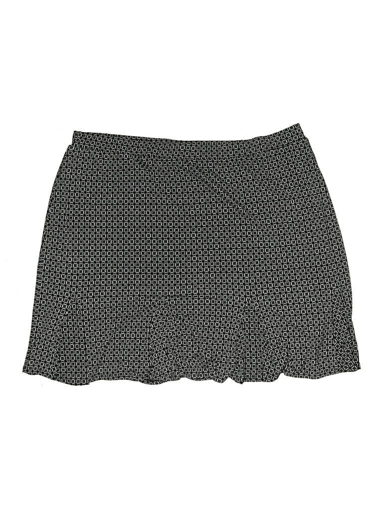 Pre-owned Susan Graver Casual Skirt In Black