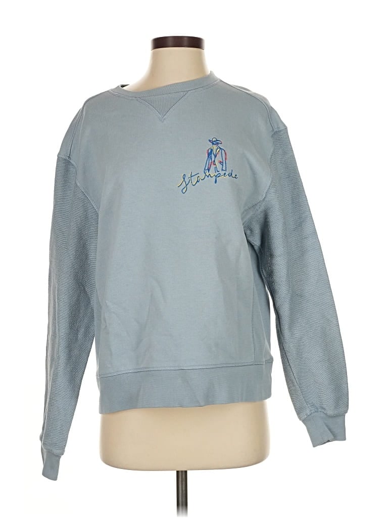 Pre-owned Assorted Brands Sweatshirt In Blue