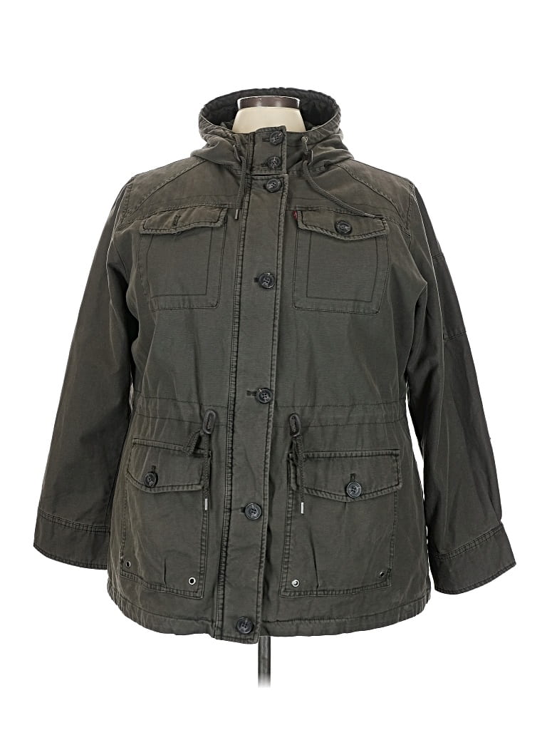 Pre-owned Levi's Jacket In Green